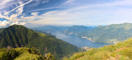 simsearch:879-09100184,k - Panoramic of Monte Legnoncino and Lake Como, Lecco province, Lombardy, Italy Stock Photo - Rights-Managed, Code: 879-09191473