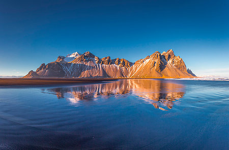 Stokksnes, Vestrahorn mountain, southern Iceland Stockbilder - Lizenzpflichtiges, Bildnummer: 879-09191700