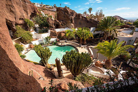 Lagomar museum, house of Omar Sharif in Lanzarote, Canary Island, Spain, Europe Foto de stock - Con derechos protegidos, Código: 879-09191787