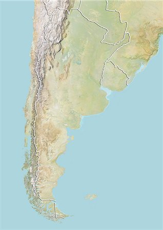 simsearch:872-06054918,k - Argentine, carte de Relief avec bordure Photographie de stock - Rights-Managed, Code: 872-06054088