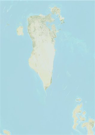 simsearch:872-06160933,k - Bahrain, Relief Map With Border Stock Photo - Rights-Managed, Code: 872-06054115