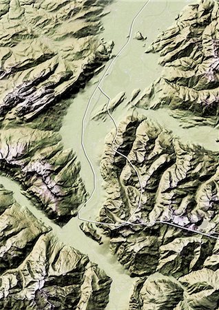 simsearch:872-06054799,k - Liechtenstein, Relief Map With Border Foto de stock - Con derechos protegidos, Código: 872-06054522