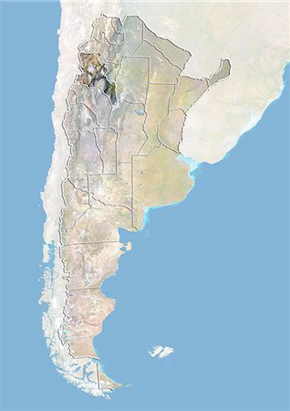 simsearch:872-06054918,k - L'Argentine et la Province de Catamarca, Image Satellite avec effet de relief Photographie de stock - Rights-Managed, Code: 872-06054910