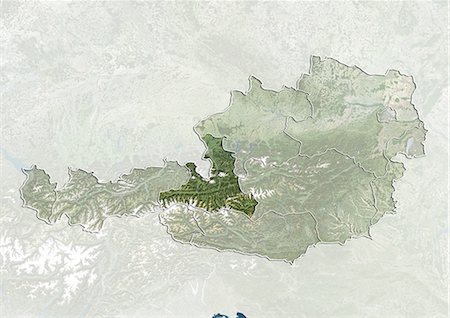 simsearch:872-06160417,k - Österreich und Salzburger Land, True Colour-Satellitenbild Stockbilder - Lizenzpflichtiges, Bildnummer: 872-06055005