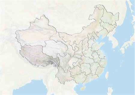 simsearch:872-06054222,k - La Chine et la région du Tibet, le plan-Relief Photographie de stock - Rights-Managed, Code: 872-06055173