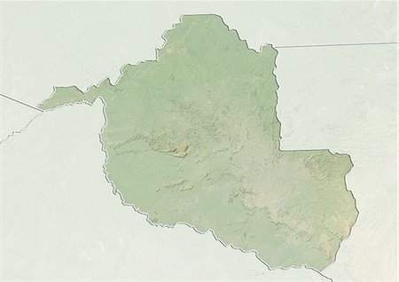 simsearch:872-06054387,k - Relief map of the State of Rondonia, Brazil. This image is from 2003 and compiled from data acquired by LANDSAT 7 satellite combined with elevation data. Fotografie stock - Rights-Managed, Codice: 872-06160491