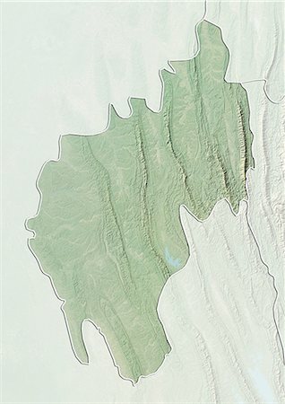simsearch:872-06055335,k - Relief map of the State of Tripura, India. This image was compiled from data acquired by LANDSAT 5 & 7 satellites combined with elevation data. Fotografie stock - Rights-Managed, Codice: 872-06160761