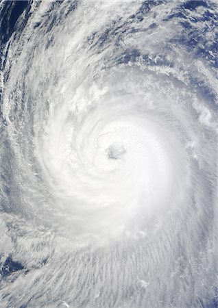 satellite view storm - Satellite view of Super Typhoon Phanfone in 2015 approaching Japan. Image taken on October 3, 2014. Stock Photo - Rights-Managed, Code: 872-08689477