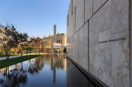 philadelphia art - The Barnes Foundation Museum, Philadelphia, Pennsylvania, USA - by TOD WILLIAMS BILLIE TSIEN Architects. Stock Photo - Rights-Managed, Code: 872-08914892