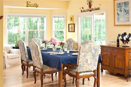 simsearch:872-08914934,k - Interior of Holland Michigan inn dining room, Crimson Cottage, Holland, MI. Stock Photo - Rights-Managed, Code: 872-08914941