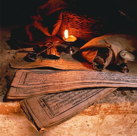 Still Life in Monastery India Stock Photo - Rights-Managed, Code: 873-06440209