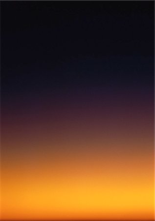 sky only - View of Sunset Stock Photo - Rights-Managed, Code: 873-06440390