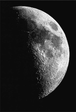 Close-Up of The Moon Foto de stock - Con derechos protegidos, Código: 873-06440422