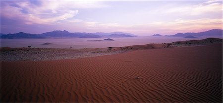panoramique - Vue d'ensemble du paysage et du désert du Naukluft Park, Namibie, Afrique Photographie de stock - Rights-Managed, Code: 873-06440465