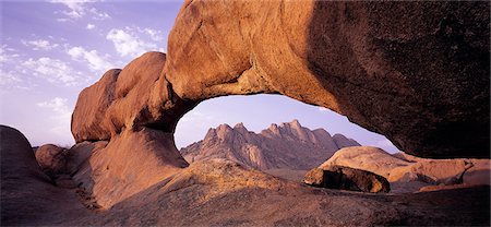 pictografía - Rock Formations and Sky Spitzkoppe, Namibia, Africa Foto de stock - Con derechos protegidos, Código: 873-06440460