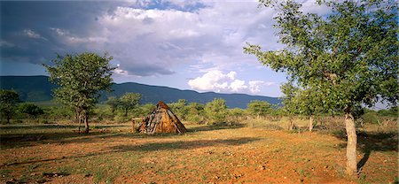 Himba Hut, Damaraland Namibia, Africa Foto de stock - Direito Controlado, Número: 873-06440711