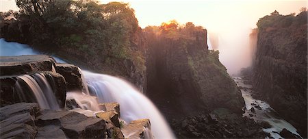 simsearch:6119-08703656,k - Victoria Falls Zambezi River Zimbabwe, Africa Foto de stock - Direito Controlado, Número: 873-06440744