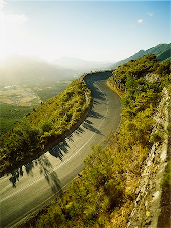 franschhoek - Road, Franschhoek, Western Cape, Cape Province, Afrique du Sud Photographie de stock - Rights-Managed, Code: 873-06440851