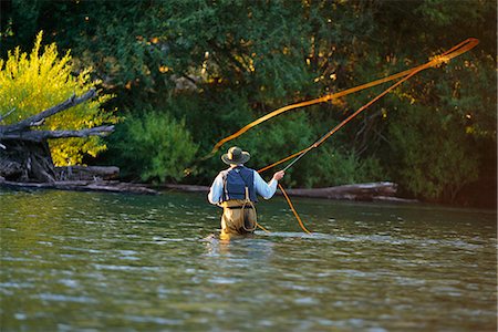 simsearch:700-01084051,k - Man Fly-fishing, Rio Palena, Patagonia, Chile Stock Photo - Rights-Managed, Code: 873-06440996