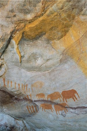 simsearch:873-06440864,k - Rock Art, grottes de Stadsaal, les montagnes Cedarberg, Western Cape, Afrique du Sud Photographie de stock - Rights-Managed, Code: 873-06441078