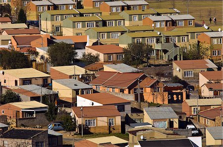 South African houses Photographie de stock - Rights-Managed, Code: 873-07156716