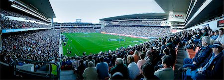 pretoria - Spectators at a rugby match, Loftus Versveld, Pretoria, Gauteng Fotografie stock - Rights-Managed, Codice: 873-07156733