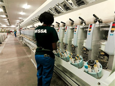 south african black people - Spindel monitoring, MSSA - Mohair Spinners South Africa Stock Photo - Rights-Managed, Code: 873-07156788