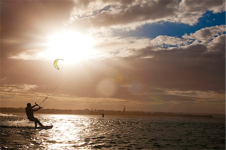 Kiteboarder Photographie de stock - Rights-Managed, Code: 873-07156794