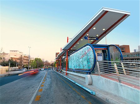 Bus Rapid Transit (BRT) system, Johannesburg Photographie de stock - Rights-Managed, Code: 873-07156864