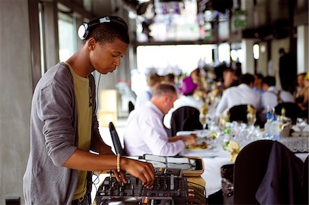 disc jockey - DJ at Randlords, Johannesburg Stock Photo - Rights-Managed, Code: 873-07156875