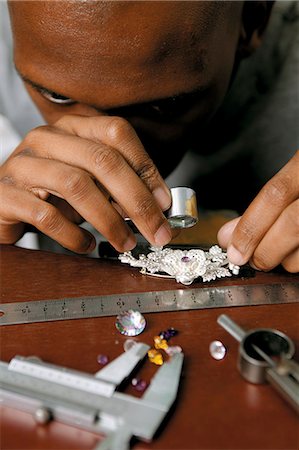 sudafricano (lugares y cosas) - Jewellery manufacture Foto de stock - Con derechos protegidos, Código: 873-07156883