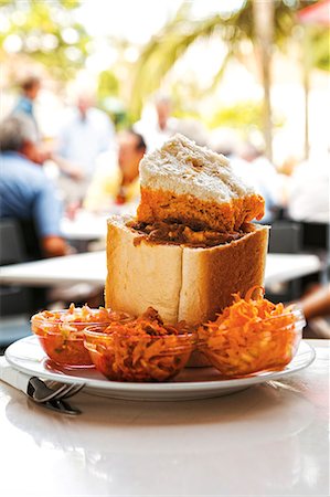 simsearch:873-06675585,k - The famous Durban curry bunny chow Stock Photo - Rights-Managed, Code: 873-07156948