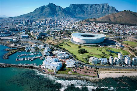 south africa and landscape - Green Point Stadium, Cape Town. Stock Photo - Rights-Managed, Code: 873-07157149